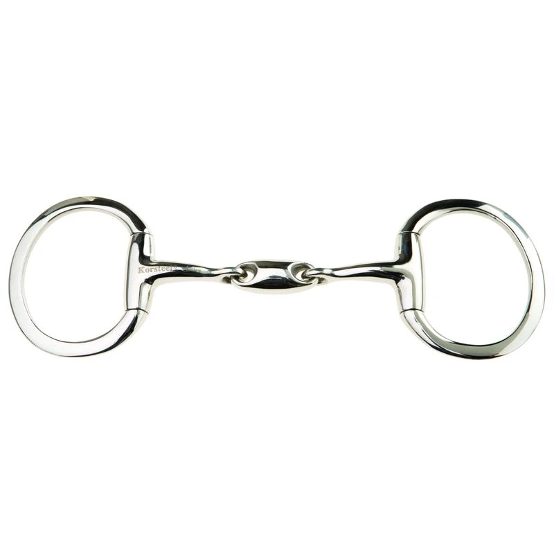 JP Korsteel Stainless Steel Oval Link Eggbutt Snaffle Bit 3 JP Korsteel Stainless Steel Oval Link Eggbutt Snaffle Bit