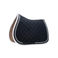Roma Crescent All Purpose Saddle Pad - Black/Grey/White