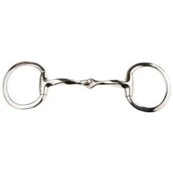 JP Korsteel Curved Slow Twist Eggbutt Snaffle Bit