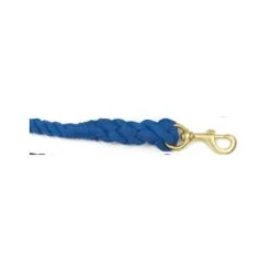 Equi-Essentials 3-Ply Cotton Lead W/Solid Brass Snap - Blue