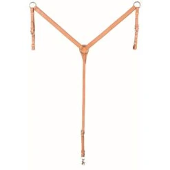 Western Rawhide Country Legend Basic Breastcollar - Golden Tan