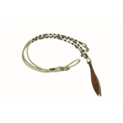 Western Rawhide Romal Reins - Natural Rawhide