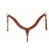Western Rawhide Breastcollar With Berri Conchos - Tobacco