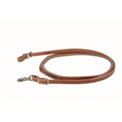 Western Rawhide 5/8" Roping Reins - Latigo Burgundy