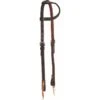 Western Rawhide Country Legend BasicOne Ear Headstall - Dark Brown