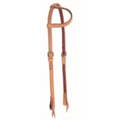 Western Rawhide Country Legend BasicOne Ear Headstall - Golden Tan