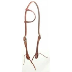 Western Rawhide Sliding Ear Headstall - Golden Tan