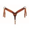 Western Rawhide Harness Leather Roper Breastcollar With Latigo Lining - Harness Leather -Kensington Shop 360700 800 800