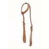 Western Rawhide Jim Taylor Performance Floral Tear Drop One Ear Headstall - Golden Tan -Kensington Shop 360701 800 800