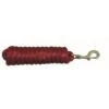 Western Rawhide 10' Poly Lead W/Brass Plated Snap - Red