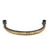 Horze Brass Clincher Browband - Black/Brass 1 Horze Brass Clincher Browband - Black/Brass -Kensington Shop 386287 800 800