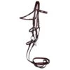 Nunn Finer Fairhill Figure 8 Event Bridle - Havana/Zinc -Kensington Shop 401472 800 800