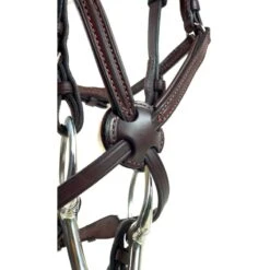 Nunn Finer Fairhill Figure 8 Event Bridle - Havana/Zinc -Kensington Shop 401473 800 800