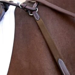 Nunn Finer Bellissimo Hunting Breastplate With Elastic - Havana -Kensington Shop 401878 800 800