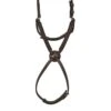 Nunn Finer Figure 8 Noseband With Interchangeable Button - Black/Zinc