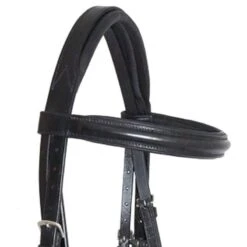 Nunn Finer Charlotte Flash Dressage Bridle - Black -Kensington Shop 405629 800 800