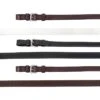 Nunn Finer Soft Grip Reins - Havana/Zinc -Kensington Shop 408766 800 800