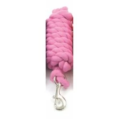 Shires Heavy Duty Cotton Lead Rope - Pink