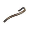 Shires Aviemore Large Diamante Browband - Havana/Gold -Kensington Shop 419536 800 800
