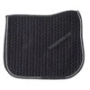 Ovation Elegance Velvet Dressage Pad - Black/Silver/Black -Kensington Shop 423850 800 800
