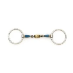 Centaur Double Jointed Disk Loose Ring Gag - Blue Steel