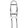 Aramas Fancy Raised Padded Bridle W/Fancy Lace Reins - Chocolate