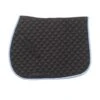 Centaur Imperial Quilted Close Contact Saddle Pad - Black/Lt Blue -Kensington Shop 437394 800 800