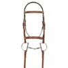Aramas Fancy Padde Bridle W/Fancy X Long Reins - Chestnut