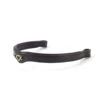 Ovation Single Heart V Browband - Black