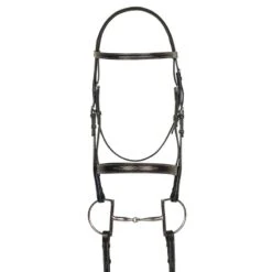 Aramas Fancy Mild Square Raised Bridle W/Fancy Lace Reins - Chocolate