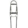 Aramas Raised Z-Shaped Padded Dressage Bridle W/SureGrip Reins - Black -Kensington Shop 439774 800 800
