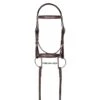 Aramas Mild Raised Z-Shape Bridle W/Rubber Reins - Chocolate