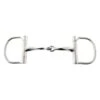 Korsteel Stainless Steel Slow Twist Dee Ring Snaffle Bit