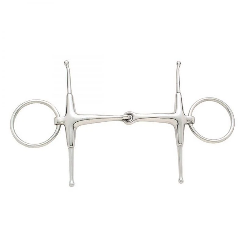 Korsteel Stainless Steel Jointed Fulmer Snaffle Bit 3 Korsteel Stainless Steel Jointed Fulmer Snaffle Bit
