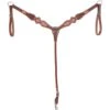 Western Rawhide Country Legend Beads Breastcollar - Tan/Chestnut -Kensington Shop 442173 800 800