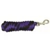 Western Rawhide 10' Poly Lead W/Solid BrassBolt Snap - Purple/Black -Kensington Shop 443689 800 800