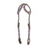 Western Rawhide Pink/Crystal Ear Headstall - Chestnut -Kensington Shop 444118 800 800