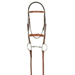 Aramas Fancy Raised Bridle W/Fancy Laced Reins - Chocolate