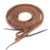 Western Rawhide 5/8" Reins With Water Loops - Dark Brown