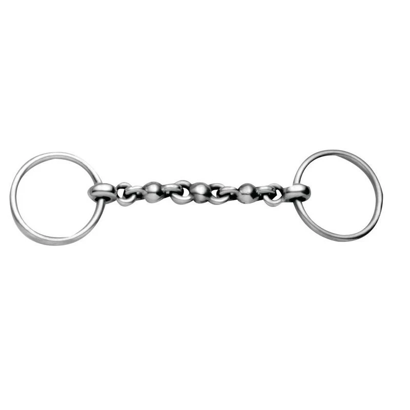 Korsteel Stainless Steel Waterford 2.5" Loose Ring Snaffle Bit 3 Korsteel Stainless Steel Waterford 2.5" Loose Ring Snaffle Bit