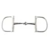 Korsteel Stainless Steel Barrel Dee Ring Snaffle Bit -Kensington Shop 451728 800 800
