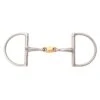 JP Korsteel Stainless Steel Copper Link Hunter Dee Ring Snaffle Bit -Kensington Shop 474481 800 800