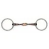 Shires Copper Lozenge Snaffle W/Raised Rib - Black Sweet Iron 2 Shires Copper Lozenge Snaffle W/Raised Rib - Black Sweet Iron -Kensington Shop 477679 800 800