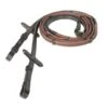 Horze Soft Grip Rubber Reins W/Stops - Dark Brown -Kensington Shop 478697 800 800
