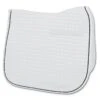 Passport 1" Quilt Square Dressage Saddle Pad - White/Black -Kensington Shop 494514 800 800