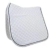 Passport Dressage Saddle Pad - White/Black