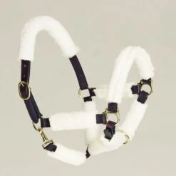 Equi-Essentials Synthetic Fleece Halter Tube Kit 9pc - White
