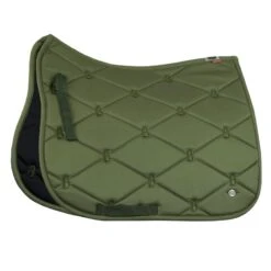 B Vertigo Laurel Dressage Saddle Pad - Wild Grass Green