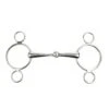 Korsteel Stainless Steel Solid Jointed Mouth 3 Ring Continental Gag Bit -Kensington Shop 540525 800 800