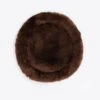 Horze Narvik Faux-Fur Breastplate Pad - Dark Brown